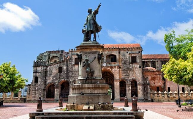 b9 Guided Santo Domingo city tour, showcasing historic landmarks, vibrant streets, and colonial architecture, including key attractions like the Zona Colonial, Cathedral of Santa María la Menor, and local markets, offering an immersive exploration of the capital's rich cultural heritage.