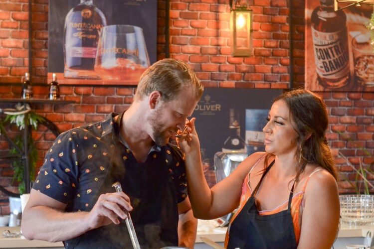 Traditional Sancocho Cooking Master Class, guiding participants through the process of preparing the Dominican Republic's signature stew with a blend of meats, root vegetables, and spices.