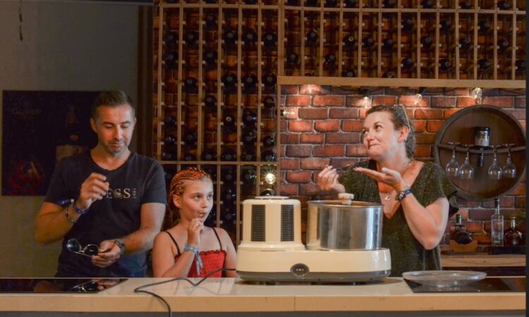 Hands-on Chocolate Master Class, teaching participants how to craft rich, artisanal chocolate from cacao beans, with techniques for tempering, molding, and flavoring.