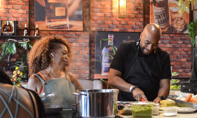 Traditional Sancocho Cooking Master Class, guiding participants through the process of preparing the Dominican Republic's signature stew with a blend of meats, root vegetables, and spices.
