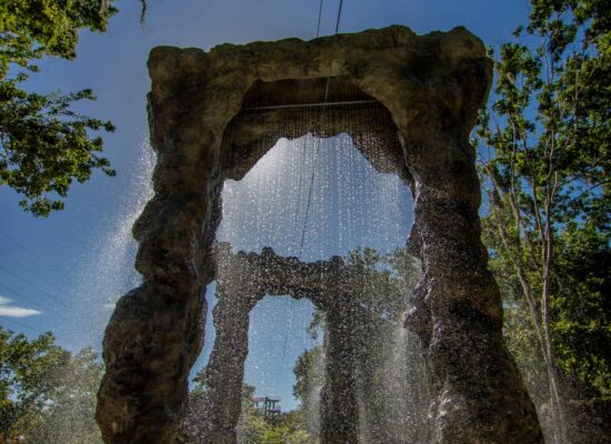 Adventure-filled Scape Park in Punta Cana, showcasing lush tropical landscapes, zip lines, underground caves, and natural cenotes for visitors to explore and enjoy