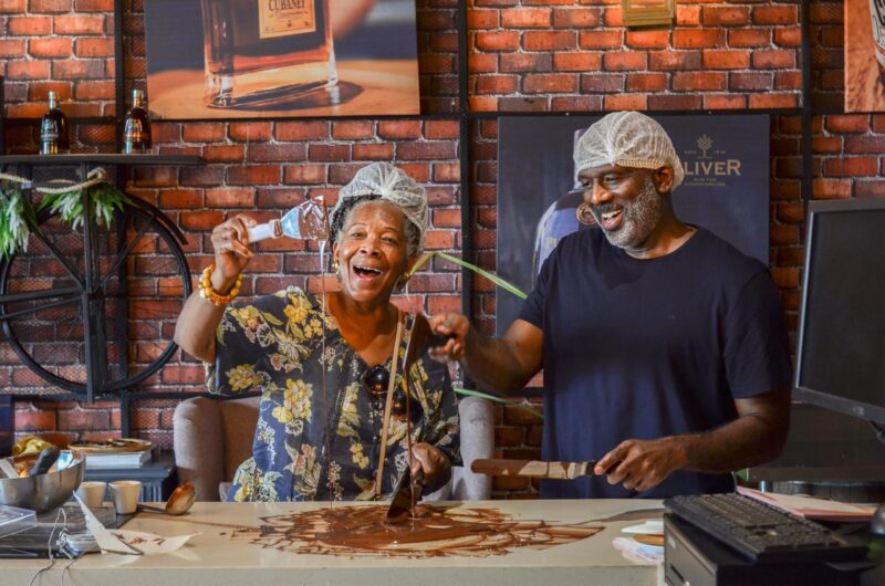 Hands-on Chocolate Master Class, teaching participants how to craft rich, artisanal chocolate from cacao beans, with techniques for tempering, molding, and flavoring.