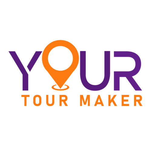 our Tour Maker logo featuring a modern, professional design symbolizing travel and personalized tour services.